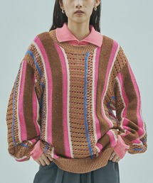 (GENE HEAVENS)MULTI COLOR KNIT
