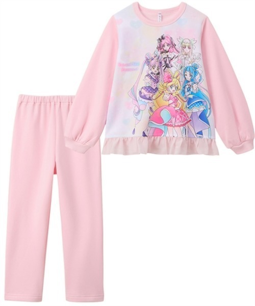 セール】【キミとアイドルプリキュア♪】光る！裏毛起毛長袖パジャマ
