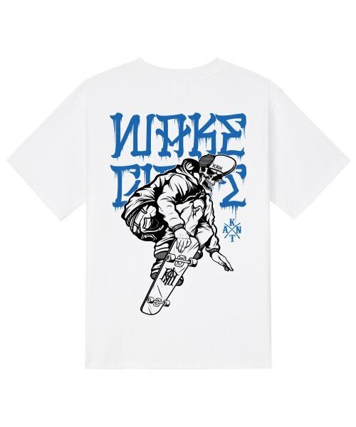 KAN6312(カン6312)の「KTW0110 ストリート半袖Tシャツ - ホワイト(Tシャツ/カットソー・メンズ・その他・LARGE/SMALL/MEDIUM/X-LARGE)」の1枚目の写真