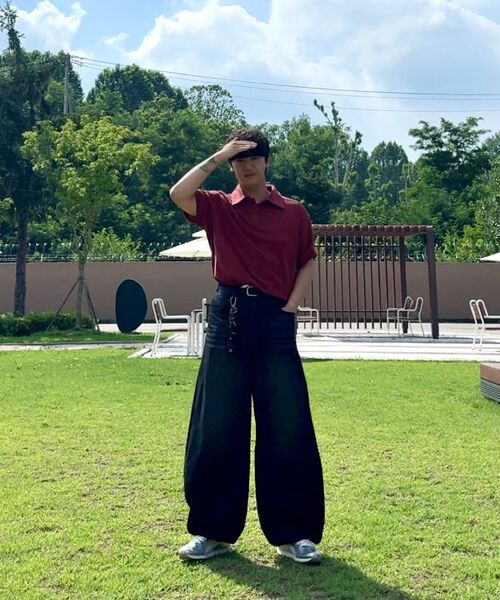 KICHUL(キチョル)の「SUMMER VACATION BALLOON PANTS (WASHED GREY)(デニムパンツ・メンズ・その他・LARGE/MEDIUM/SMALL/X-SMALL)」の12枚目の写真