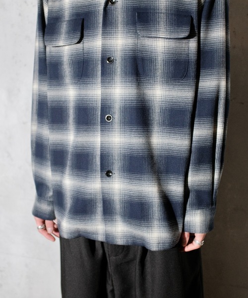 セール】TOWN CRAFT タウンクラフト / 50S W-FLAP LOOP COLLAR SHIRT