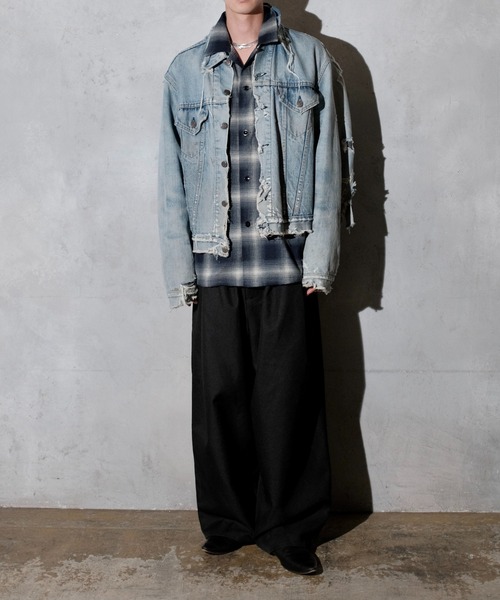 セール】TOWN CRAFT タウンクラフト / 50S W-FLAP LOOP COLLAR SHIRT