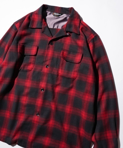 セール】TOWN CRAFT タウンクラフト / 50S W-FLAP LOOP COLLAR SHIRT