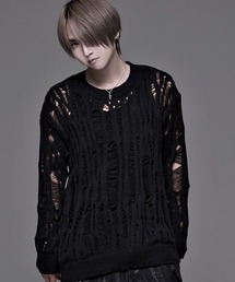 NOVESSEL | 『NOVESSEL/ノベセル』ダメージニット【Y】【CN】(ニット/セーター)