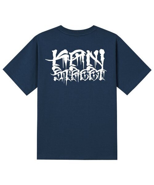 KAN6312(カン6312)の「KTN0183 ダークレタリング 半袖Tシャツ ネイビー(Tシャツ/カットソー・メンズ・その他・LARGE/MEDIUM/SMALL/X-LARGE)」の1枚目の写真