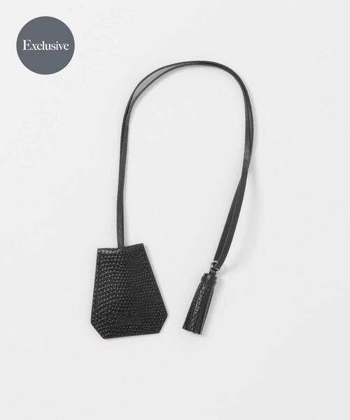 MASTER&Co（マスターアンドコー）の「『別注』MASTER&CO×URBAN RESEARCH　CROCHET + FRINGE BOX（キーケース/キーアクセサリー・メンズ・ブラック/ブラック系その他/その他1・FREE）」の3枚目の写真
