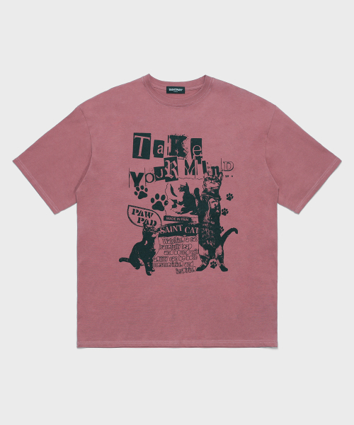 SAINTPAIN(セイントペイン)の「SPセイントキャット 半袖Tシャツ ディープピンク(Tシャツ/カットソー・レディース・その他・MEDIUM/LARGE)」の1枚目の写真