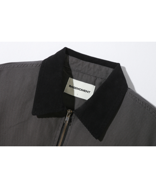 BASEMOMENT(ベースモーメント)の「プリーツダイングワークジャケットセージグレー(その他アウター・メンズ・その他・MEDIUM/LARGE)」の3枚目の写真