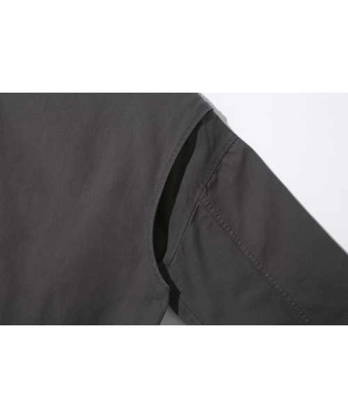 BASEMOMENT(ベースモーメント)の「プリーツダイングワークジャケットセージグレー(その他アウター・メンズ・その他・MEDIUM/LARGE)」の9枚目の写真
