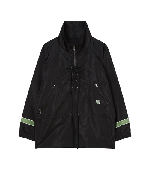 NYXX(エヌワイエックスエックス)の「LACE UP ANORAK JACKET BLACK(ナイロンジャケット・レディース・その他・SMALL/MEDIUM)」の2枚目の写真