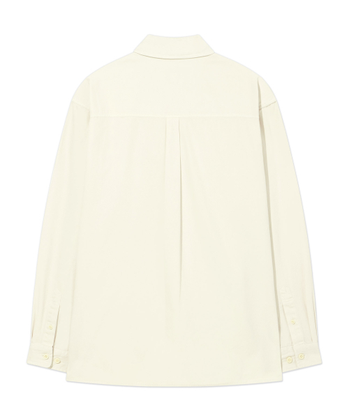 COVERNAT(カバーナット)の「Cロゴダイングオックスフォードシャツアイボリー(シャツ/ブラウス・レディース・その他・X-LARGE/XX-LARGE/X-SMALL/SMALL/MEDIUM/LARGE)」の3枚目の写真