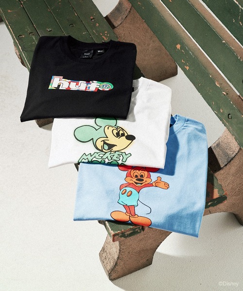 HUF（ハフ）の「DISNEY | HUF MICKEY WORLD TOUR SILHOUETTE TEE（Tシャツ/カットソー・メンズ・ブラック・XXL/XL/L/M/S）」の2枚目の写真