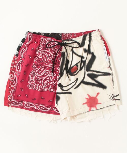 Children of the discordance(チルドレン オブ ザ ディスコ-ダンス)の「Children of the discordance / ×YAGI BANDANA PATCH SHORT PANTS / COTDPT-008(チノパンツ・メンズ・レッド/その他・3)」の2枚目の写真