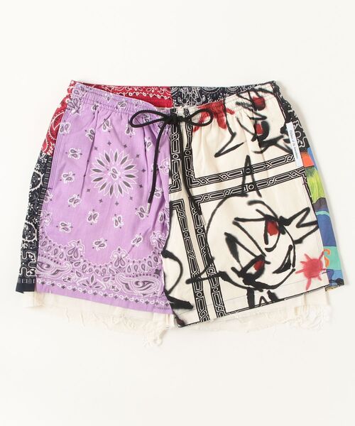 Children of the discordance / ×YAGI BANDANA PATCH SHORT PANTS