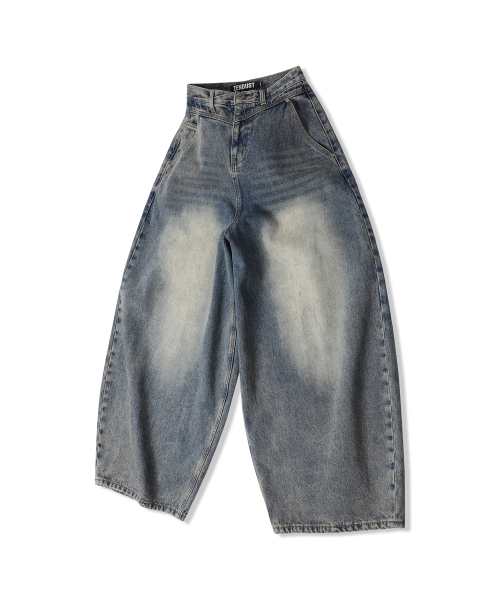 ZENDUST(ジェンダスト)の「Rothen Wide Denim Pants VINTAGE BLUE(デニムパンツ・レディース・ブルー・X-SMALL/SMALL/MEDIUM/LARGE/XX-SMALL)」の11枚目の写真