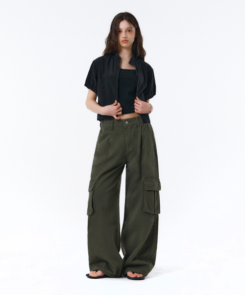 RANDOMOFF（ランダムオフ）の「BTB :  THE CLASSIC CARGO JEANS [STONE KHAKI]（その他パンツ・レディース・カーキ・X-LARGE/MEDIUM/LARGE）」の2枚目の写真