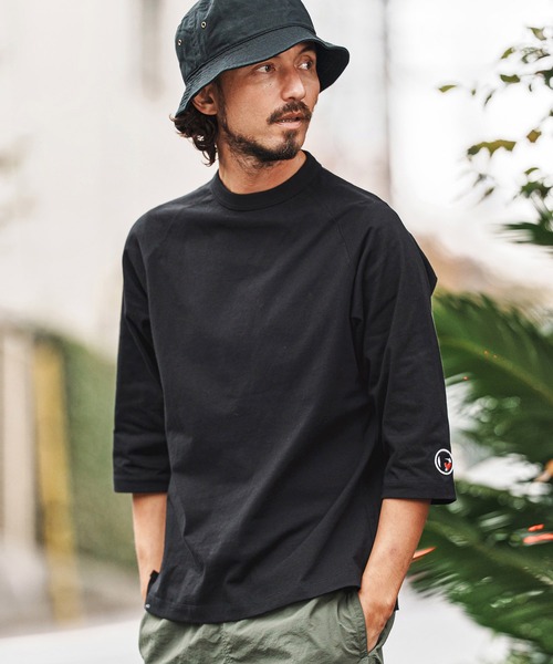felkod(フィルコッド)の「mlt5515-F Patch Cut sew ラグランスリーブTシャツ(F26S270)(Tシャツ/カットソー・メンズ・ホワイト/ブラック/サンドベージュ・S/M/L/XL)」の14枚目の写真
