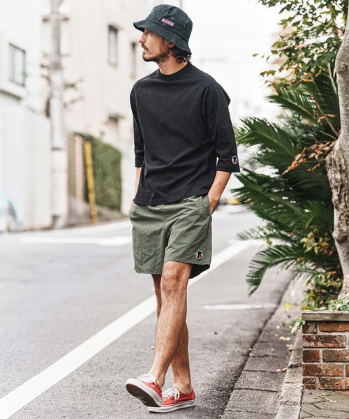 felkod(フィルコッド)の「mlt5515-F Patch Cut sew ラグランスリーブTシャツ(F26S270)(Tシャツ/カットソー・メンズ・ホワイト/ブラック/サンドベージュ・S/M/L/XL)」の18枚目の写真