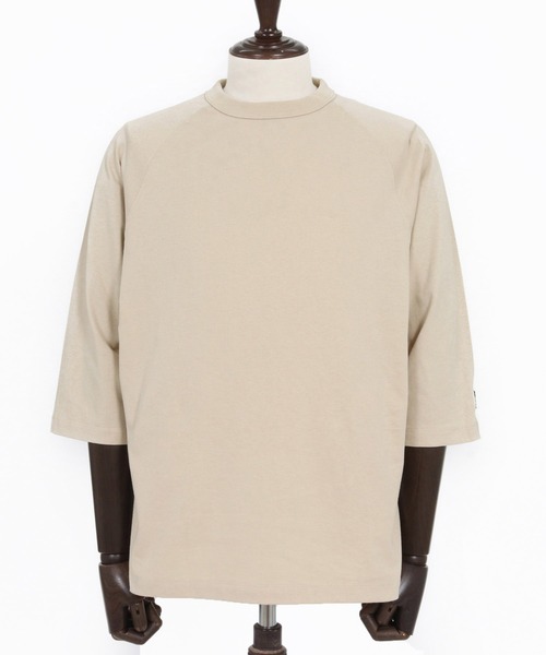 felkod(フィルコッド)の「mlt5515-F Patch Cut sew ラグランスリーブTシャツ(F26S270)(Tシャツ/カットソー・メンズ・ホワイト/ブラック/サンドベージュ・S/M/L/XL)」の22枚目の写真