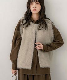【NOAHL】シャギーニットベスト