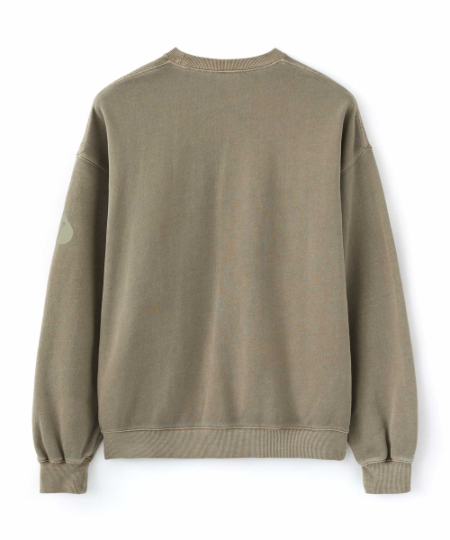 WMC(ダブリューエムシー)の「ピグメントマンツーマン_BROWN(スウェット・メンズ・ブラウン・SMALL/MEDIUM/LARGE)」の3枚目の写真