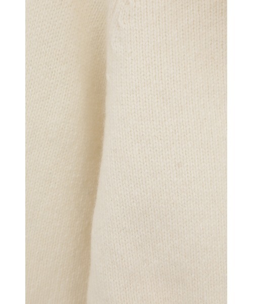 CLANE（クラネ）の「SHORT KNIT HOODIE（ニット/セーター・レディース・アイボリー/カーキ・1/2）」の19枚目の写真