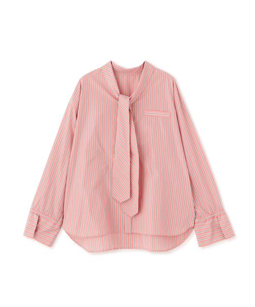 PINKY&DIANNE(ピンキーアンドダイアン)の「◆ストライプタイネックシャツ(シャツ/ブラウス・レディース・ブラック系その他/ピンク系その他・38)」の21枚目の写真