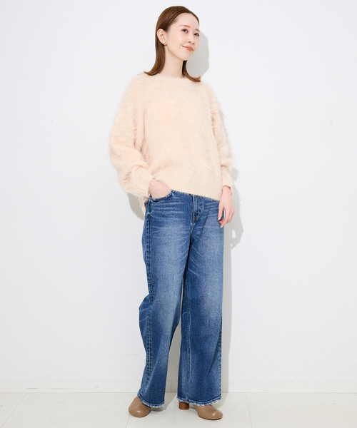 habi ファーニット セール】habi ファープルオーバー（ニット/セーター）｜SLOBE IENA