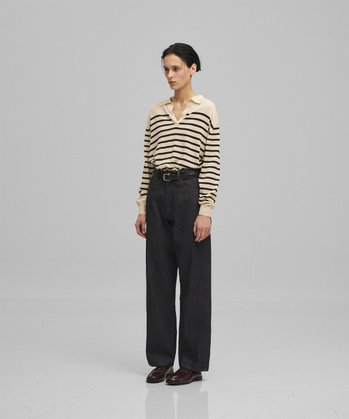 ANOTHER OFFICE WOMEN(アナザー オフィス ウーマン)の「w. Heritage Kuroki Denim Pants (Indigo)(デニムパンツ・レディース・その他・36/34)」の2枚目の写真