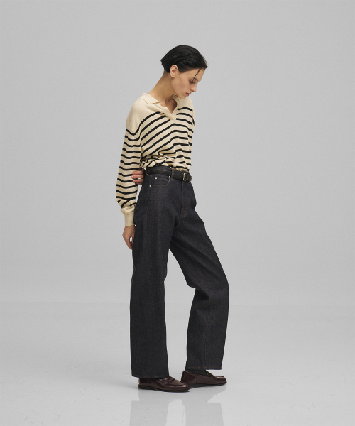 ANOTHER OFFICE WOMEN(アナザー オフィス ウーマン)の「w. Heritage Kuroki Denim Pants (Indigo)(デニムパンツ・レディース・その他・36/34)」の3枚目の写真