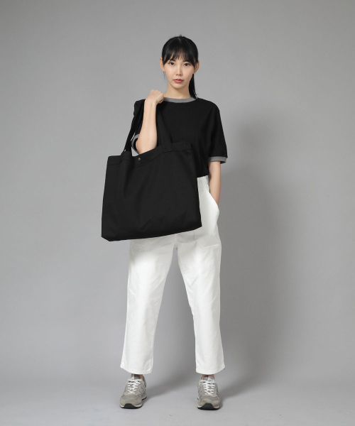 SAINTCREW（セントクルー）の「ボタンオープンビッグサイズショルダーバッグ BOB-117 ブラック（エコバッグ/サブバッグ・メンズ・その他・フリー）」の10枚目の写真