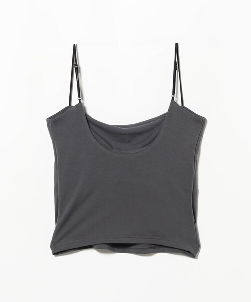 Demi-Luxe BEAMS(デミルクス ビームス)の「レーヨン 天竺 カップ付きキャミソール(キャミソール・レディース・チャコールグレー/ブラック/カーキ・ONE SIZE)」の10枚目の写真