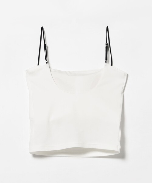 Demi-Luxe BEAMS(デミルクス ビームス)の「レーヨン 天竺 カップ付きキャミソール(キャミソール・レディース・チャコールグレー/ブラック/カーキ・ONE SIZE)」の14枚目の写真
