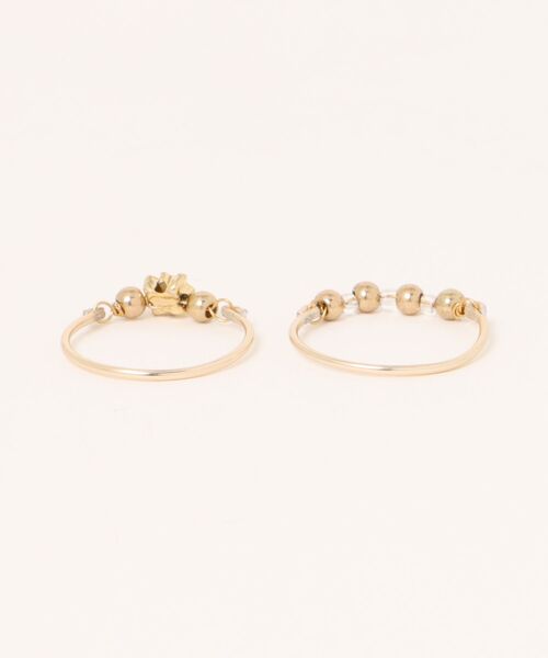 tone（トーン）の「【marumusubi】Crystal  ring(MA)（リング・レディース・ゴールド・FREE）」の3枚目の写真