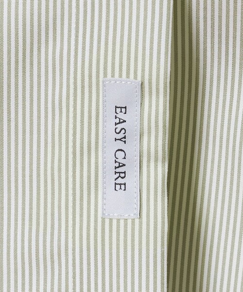 UNITED ARROWS（ユナイテッドアローズ）の「イージーケア AG キャンディーストライプ セミワイドカラーシャツ ー抗菌防臭ー（シャツ/ブラウス・メンズ・ライム・41cm/39cm/38cm/40cm）」の7枚目の写真