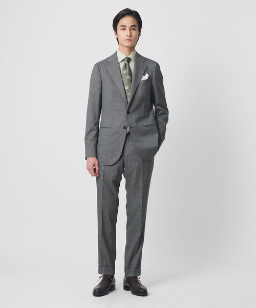 UNITED ARROWS（ユナイテッドアローズ）の「イージーケア AG キャンディーストライプ セミワイドカラーシャツ ー抗菌防臭ー（シャツ/ブラウス・メンズ・ライム・41cm/39cm/38cm/40cm）」の14枚目の写真