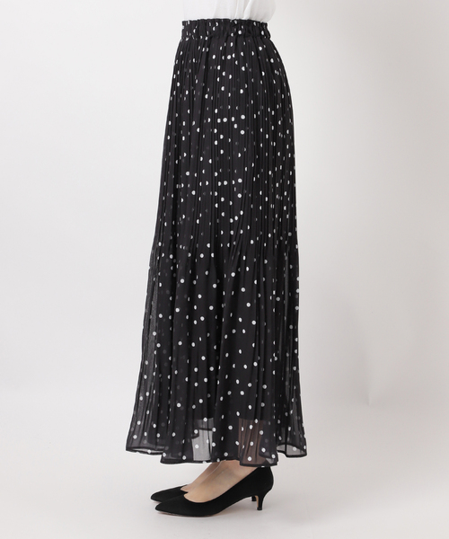 Spick & Span（スピックアンドスパン）の「《WEB限定 / 追加》ドットプリーツイージースカート（スカート・レディース・マルチ・38/36）」の12枚目の写真