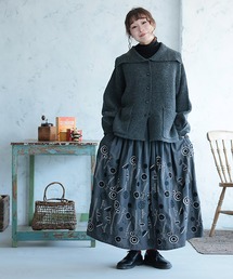 soulberry（ソウルベリー）の「草花ワルツの刺繍スカート（スカート）」