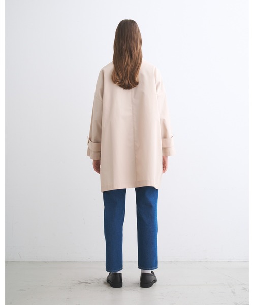 Traditional Weatherwear（トラディショナルウェザーウェア）の「MALTON N/C（ステンカラーコート・レディース・ベージュ系その他/ブルー系その他7・32/30/34）」の6枚目の写真