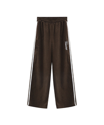 Micro Dot Pattern Pants BROWN