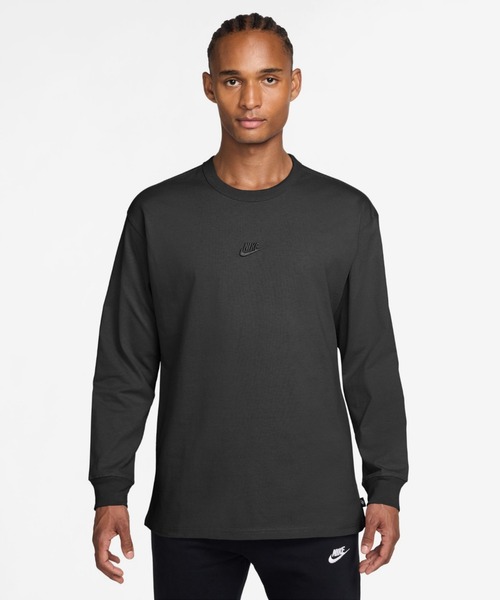 NIKE(ナイキ)の「ナイキ スポーツウェア プレミアム エッセンシャル メンズ ロングスリーブ Tシャツ / Nike Sportswear Premium Essentials Men's Long-Sleeve T-Shirt IH1128-010 Black(Tシャツ/カットソー・メンズ・ブラック・S/2XL/XL/L/M)」の10枚目の写真