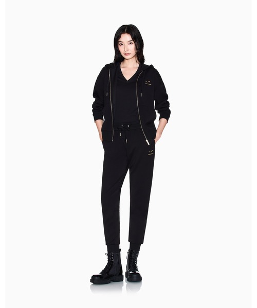 ARMANI EXCHANGE(アルマーニエクスチェンジ)の「【A|X アルマーニ エクスチェンジ】<CHINESE NEW YEAR CAPSULE>ホースデザイン スウェットジョガーパンツ(スウェットパンツ・レディース・ブラック・LARGE/SMALL/MEDIUM/X-SMALL)」の4枚目の写真