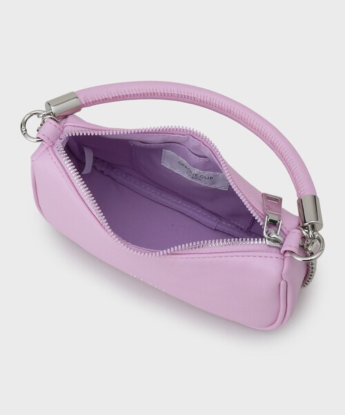 OPAQUE.CLIP（オペークドットクリップ）の「【2WAY】ボールチェーンミニショルダー（ショルダーバッグ・レディース・ブラック/ベビーピンク/ライトイエロー系・00）」の18枚目の写真