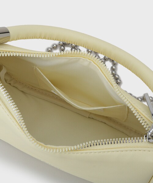 OPAQUE.CLIP（オペークドットクリップ）の「【2WAY】ボールチェーンミニショルダー（ショルダーバッグ・レディース・ブラック/ベビーピンク/ライトイエロー系・00）」の20枚目の写真