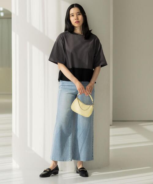 OPAQUE.CLIP（オペークドットクリップ）の「【2WAY】ボールチェーンミニショルダー（ショルダーバッグ・レディース・ブラック/ベビーピンク/ライトイエロー系・00）」の21枚目の写真