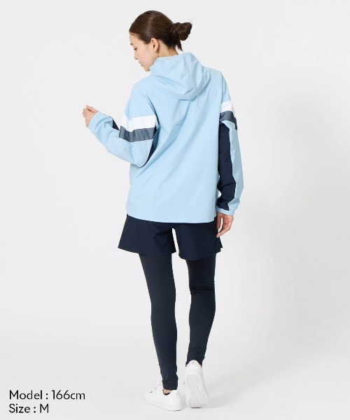 le coq sportif（ルコックスポルティフ）の「【ルコックスポルティフ】撥水/遮熱/ストレッチサンスクリーンクロスジャケット　ウィンドブレーカー（ナイロンジャケット・レディース・ネイビー/ピンク/ホワイト/ブルー・S/M/L/XL）」の13枚目の写真