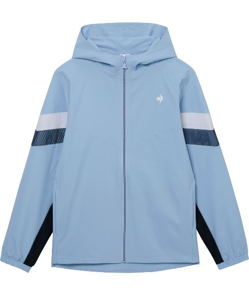 le coq sportif（ルコックスポルティフ）の「【ルコックスポルティフ】撥水/遮熱/ストレッチサンスクリーンクロスジャケット　ウィンドブレーカー（ナイロンジャケット・レディース・ネイビー/ピンク/ホワイト/ブルー・S/M/L/XL）」の14枚目の写真