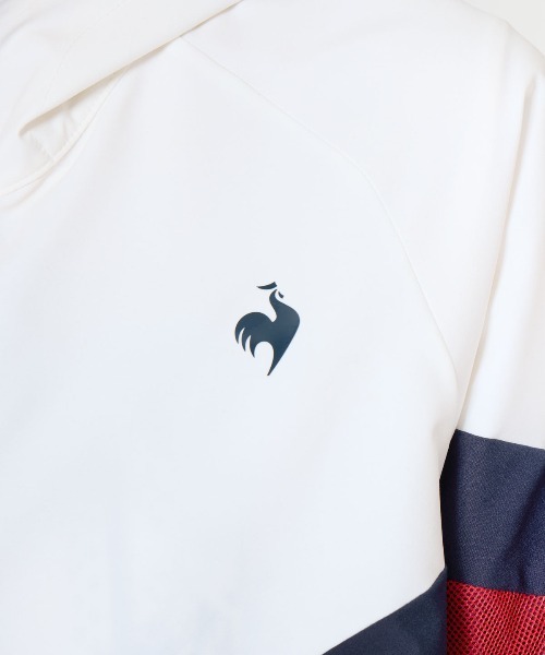 le coq sportif（ルコックスポルティフ）の「【ルコックスポルティフ】撥水/遮熱/ストレッチサンスクリーンクロスジャケット　ウィンドブレーカー（ナイロンジャケット・レディース・ネイビー/ピンク/ホワイト/ブルー・S/M/L/XL）」の22枚目の写真