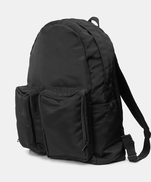 PREMIUM TWO PATCH POCKET BACKPACK (B006_BLACK)