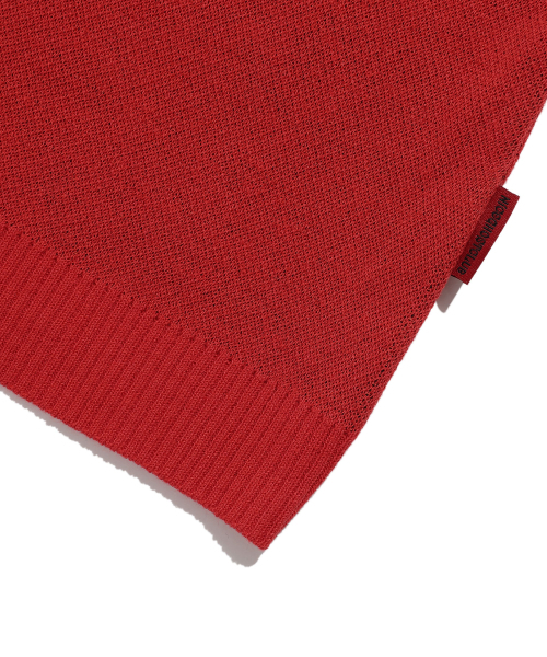 NICE GHOST CLUB(ナイスゴーストクラブ)の「GHOST EYES BIG BIG KNIT TEE_RED(NG2EMUK605A)(ニット/セーター・レディース・レッド・S/M/L)」の5枚目の写真